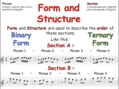 form and structure of a music composition