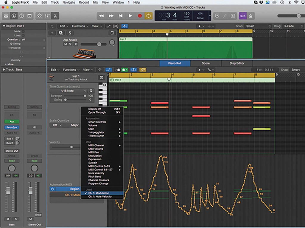 midi programming and editing in logic pro x