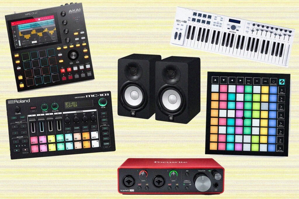 music production equipment